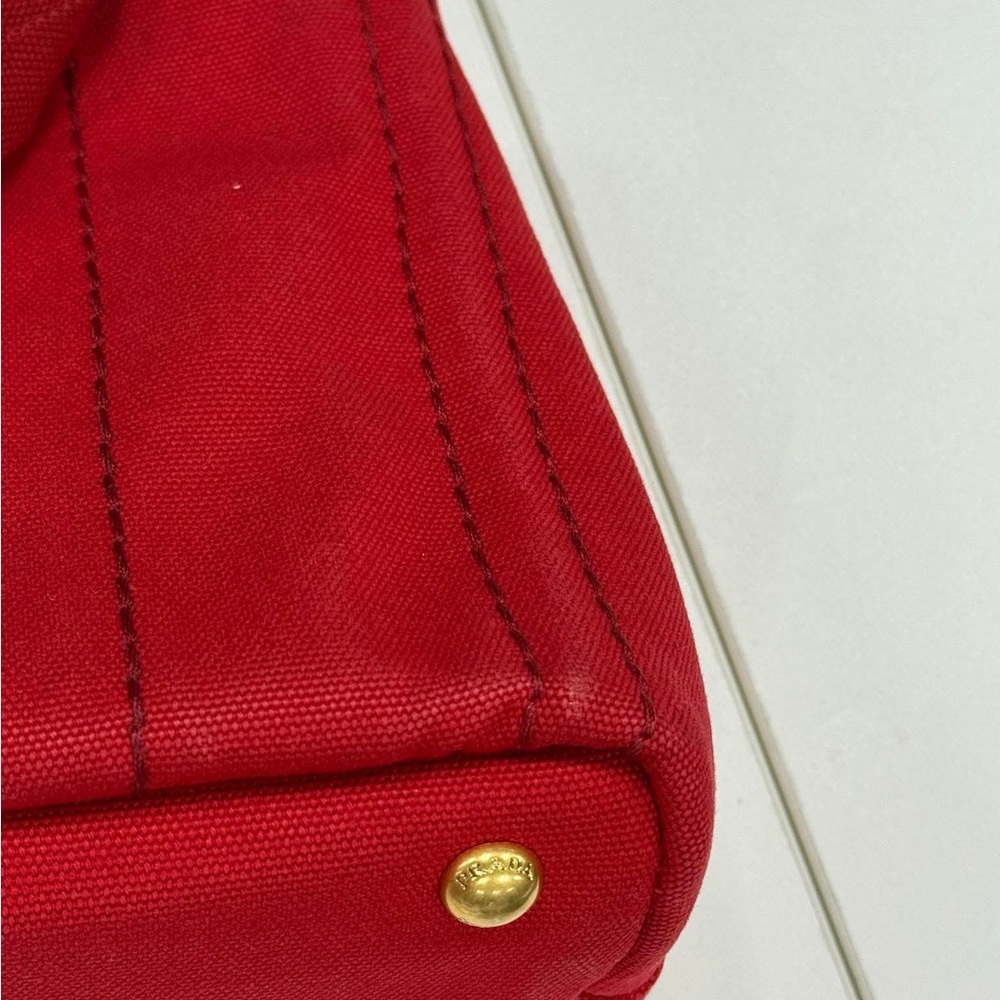 Authentic Red Prada Canapa - Picture 5 of 16